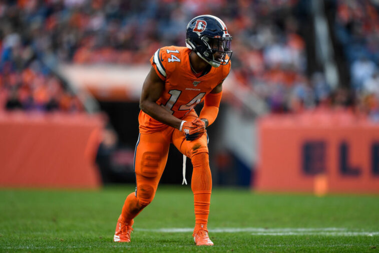 Courtland Sutton injury: Broncos WR suffers shoulder injury in