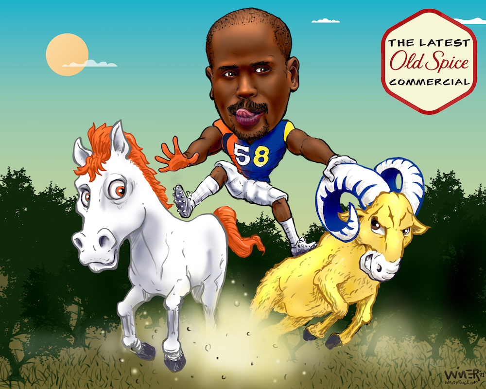 Cartoon: Von Miller's Latest Old Spice Advertisement